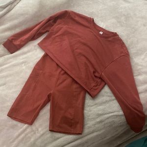 90 degree women biker shirt set